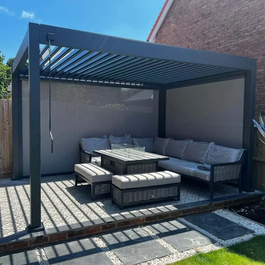 Pergola z lamelami